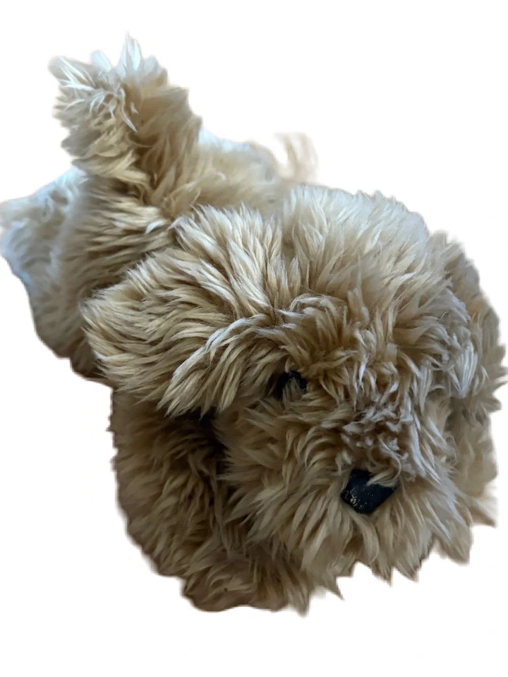 Vintage Heritage Company Labradoodle Shaggy Dog Plush Stuffed Animal Laying